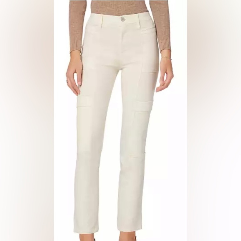 NWT Hudson High Rise Ankle Skinny Jeans in Ecru Size 26
